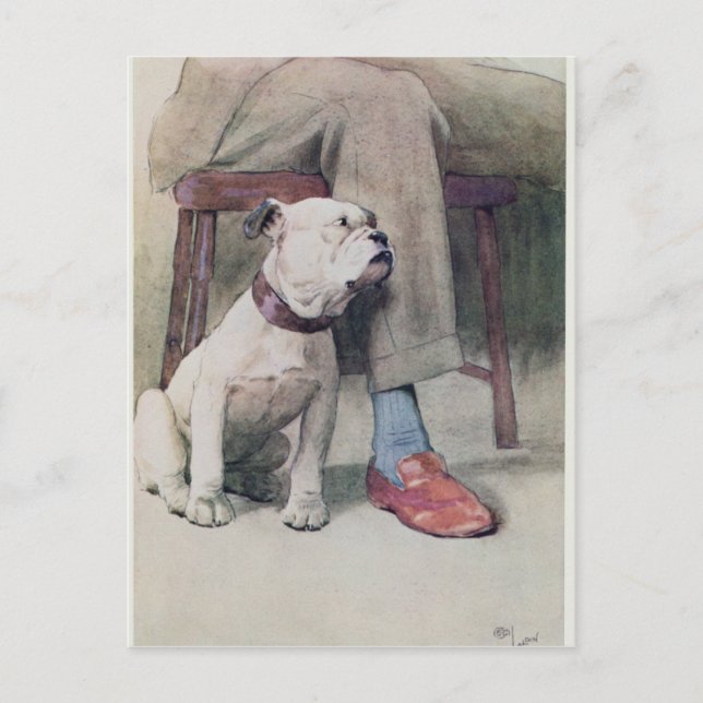 Bulldog Postcard (Front)