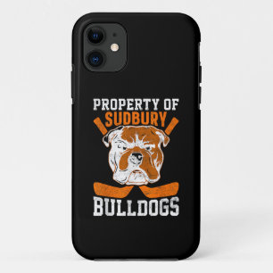 Bulldog Property Of Sudbury Bulldogs Pet Dog iPhone 11 Case