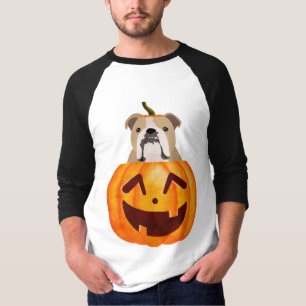 Bulldog Pumpkin T-Shirt