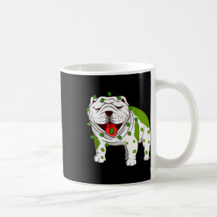 Bulldog Pyjamas Shamrock St Patrick's Day  Coffee Mug