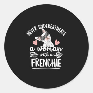 Bulldog Quote For Your Frenchie Wife Classic Round Sticker
