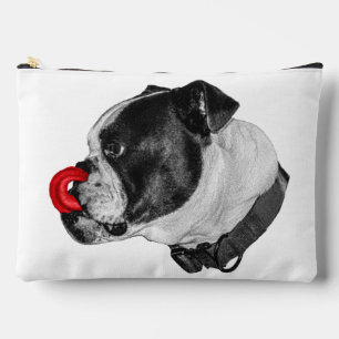 Bulldog Red Accent Pouch
