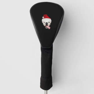 Bulldog Santa Essential T-Shirt Golf Head Cover