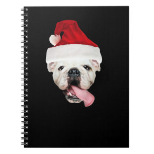 Bulldog Santa Essential T-Shirt Notebook