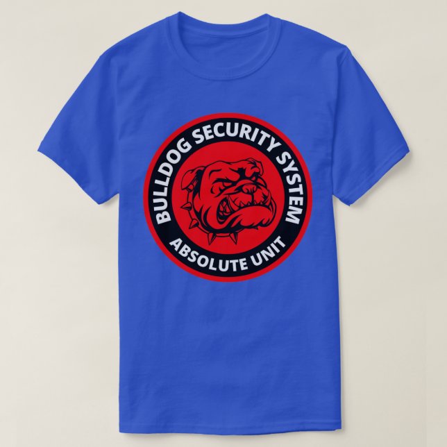 Bulldog Security System T-Shirt (Design Front)