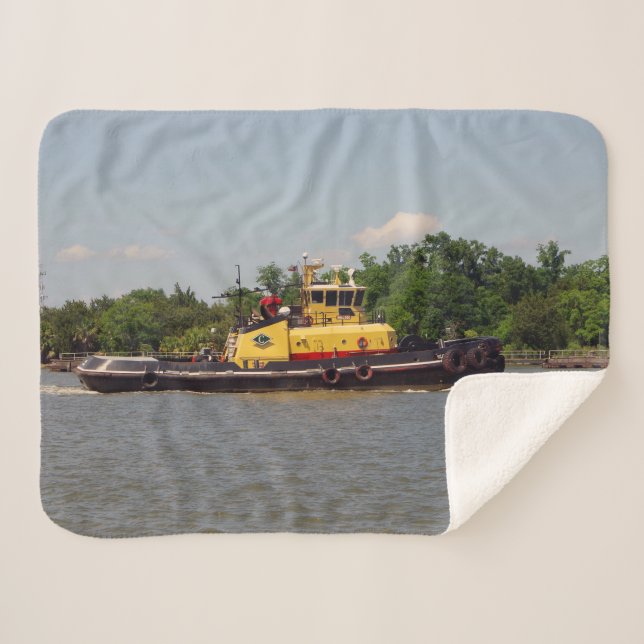 Bulldog sherpa blanket (Front (Horizontal))