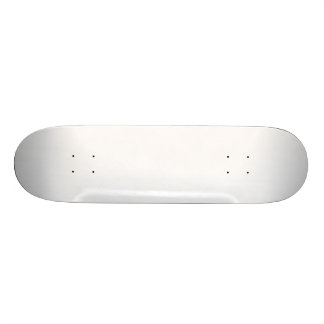 BULLDOG SKULL PRINT (by Bulldog Haven NW) in White Skateboard
