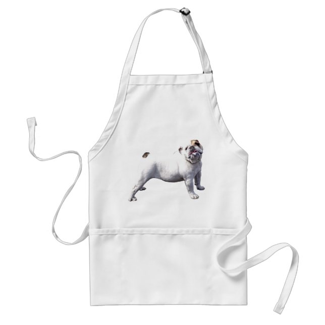 Bulldog Standing Tall Standard Apron (Front)