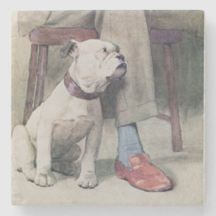 Bulldog Stone Coaster