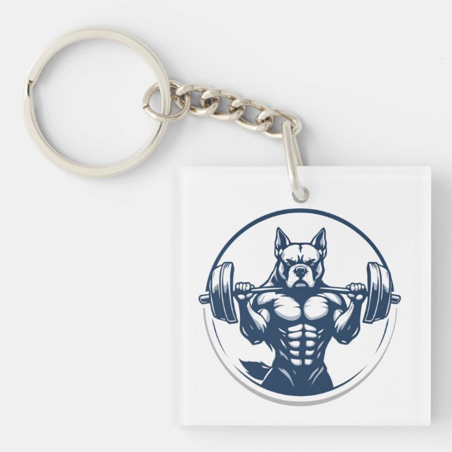 Bulldog Strength Key Ring (Front)