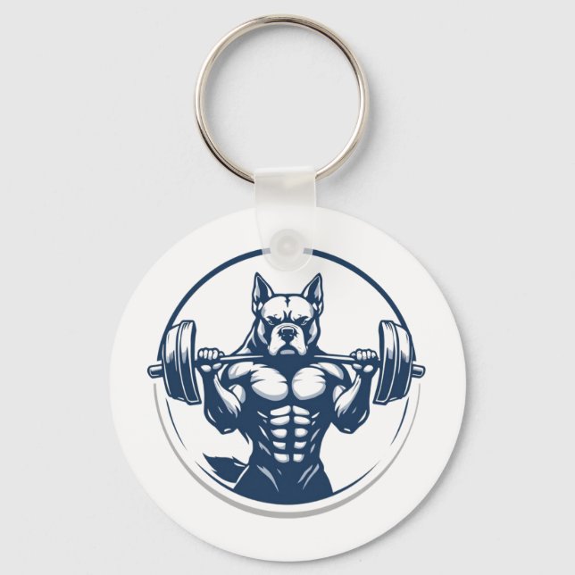 Bulldog Strength Key Ring (Front)