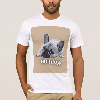 Bulldog Strong Face Design T-Shirt