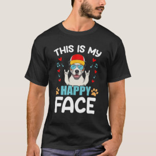 Bulldog - This Is My Happy Face T-Shirt