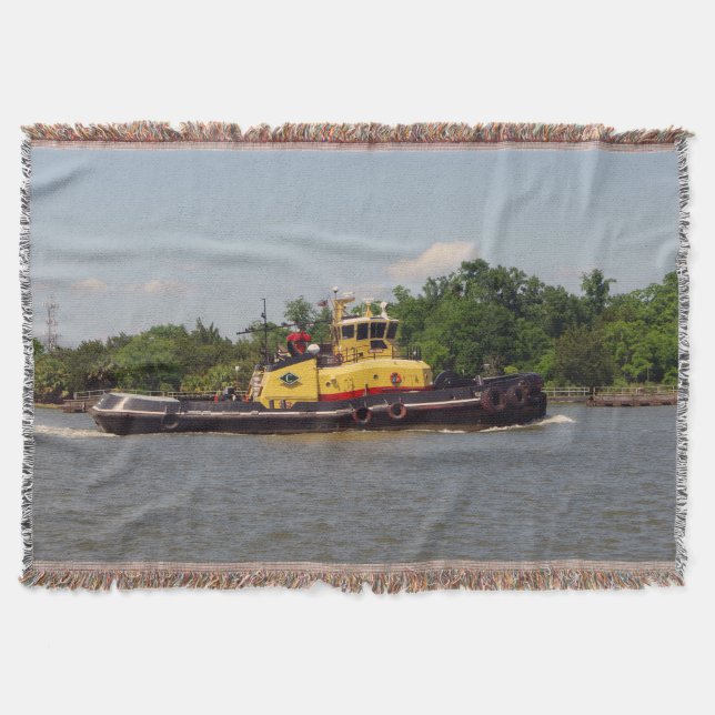 Bulldog throw blanket (Front)