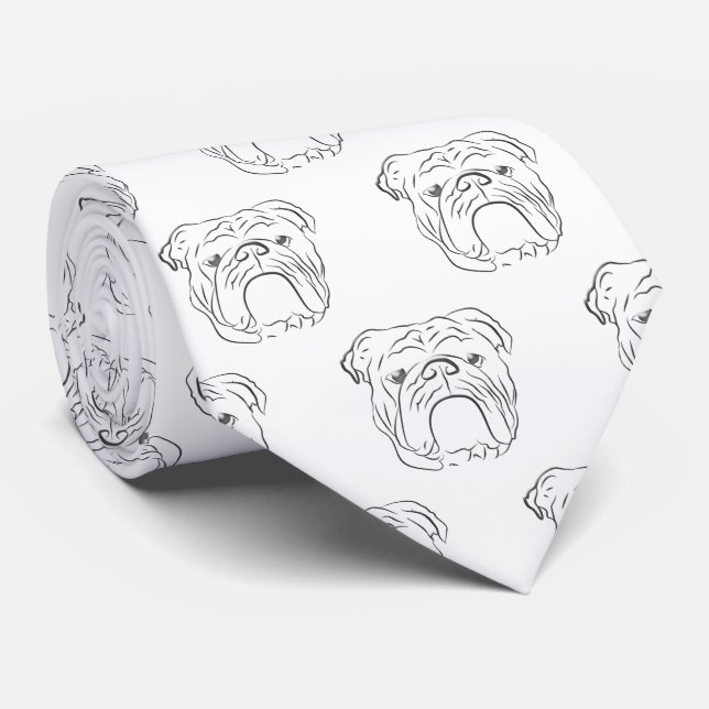 Bulldog  tie (Rolled)