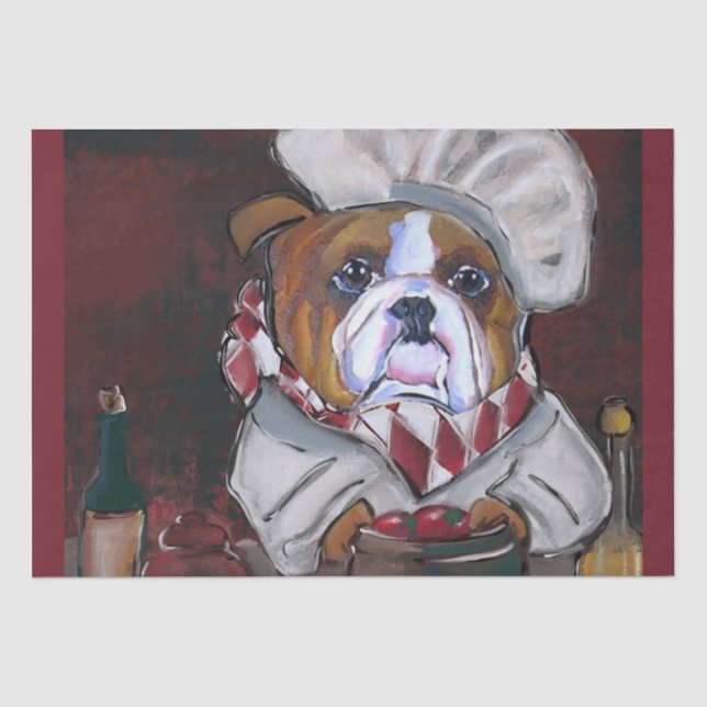 Bulldog  tissue paper (Front)