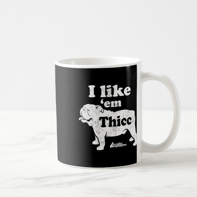 Bulldog Top  Coffee Mug (Right)