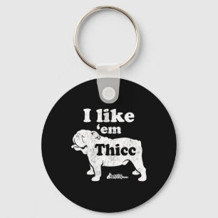 Bulldog Top Key Ring