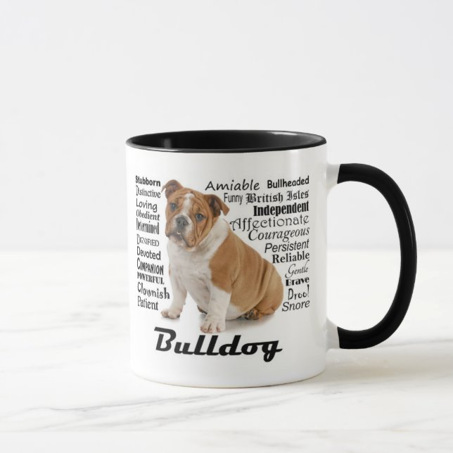 Bulldog Traits Mug (Right)