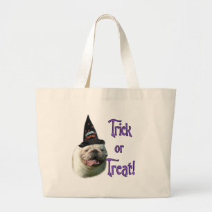 Bulldog Trick Large Tote Bag