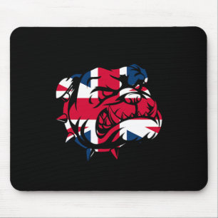 Bulldog Union Jack Flag  Mouse Pad