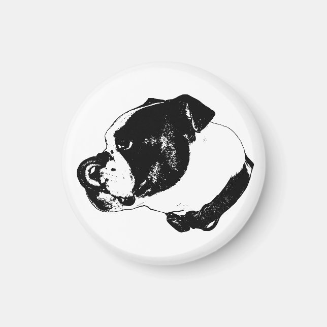 Bulldog Vector Magnet (Front)