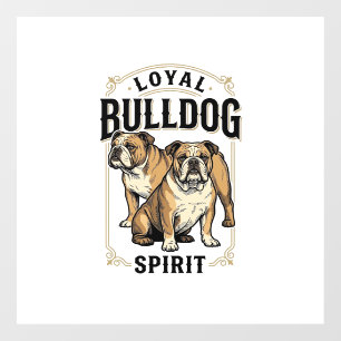 Bulldog Vintage Shirt Twin Bulldogs Engraving Tee_