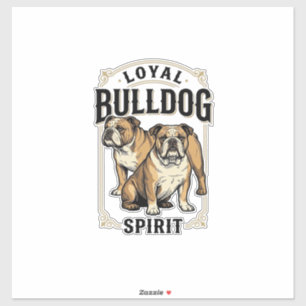 Bulldog Vintage Shirt Twin Bulldogs Engraving Tee_