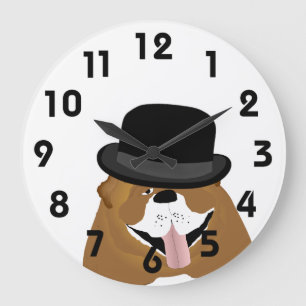 Bulldog Wall Clock
