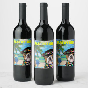 Bulldog             wine label