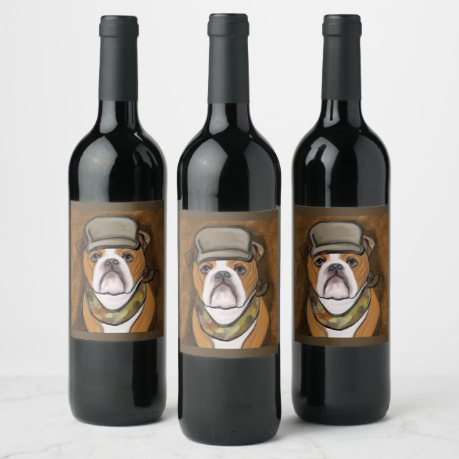 Bulldog              wine label (Bottles)