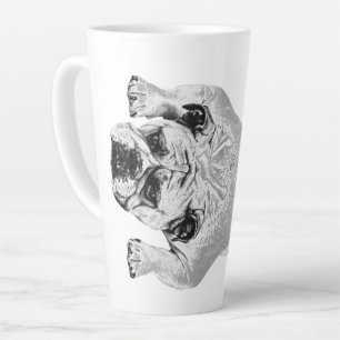 Bulldog Winter Morning Calm Latte Mug