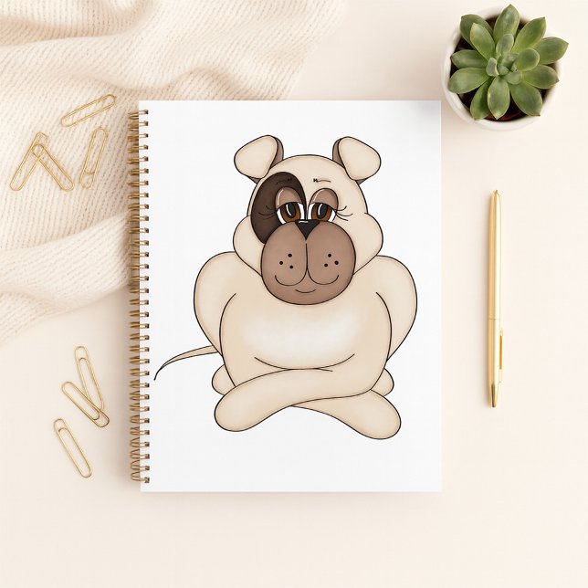 Bulldog with Big Eyes Planner (Creator Uploaded)