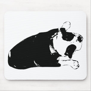 Bulldog with Playful Spirit Mouse Pad