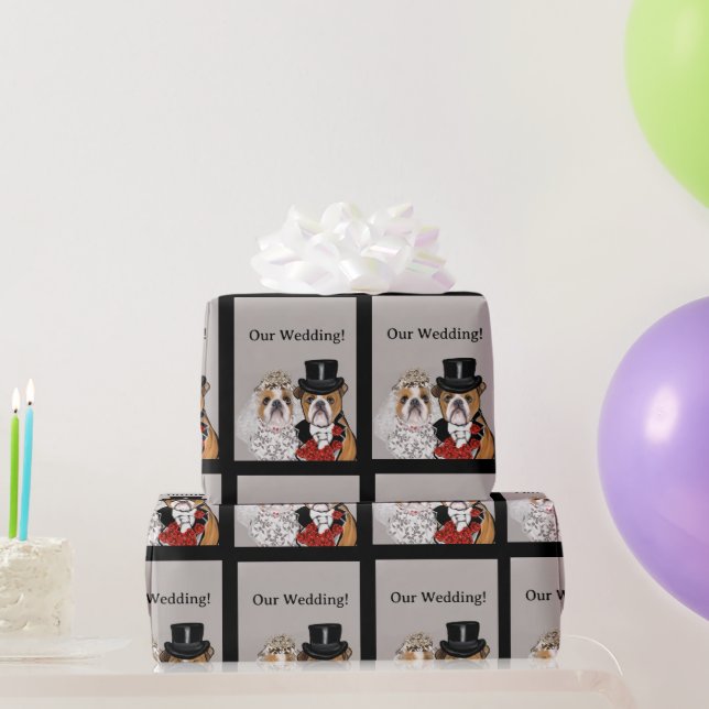 Bulldog     wrapping paper (Party Gifts)