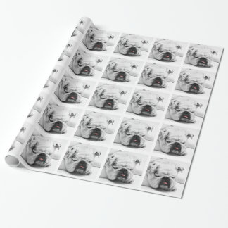Bulldog Wrapping Paper