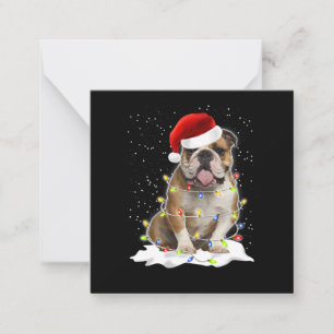 Bulldog Xmas Card