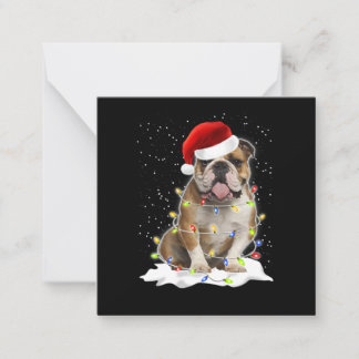 Bulldog Xmas Card
