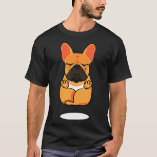 Bulldog Yoga Frenchie Mum Dad T-Shirt