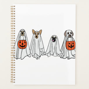 Bulldog Zombie Halloween Costume Dog Lover Puppy P Planner
