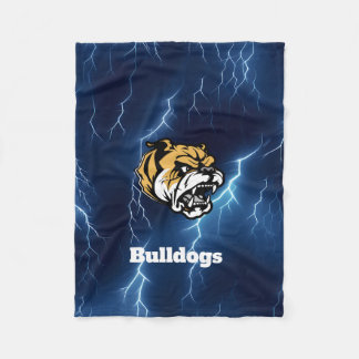 Bulldogs Custom Fleece Blanket