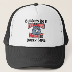 Bulldogs Hockey Hat - Red Letters