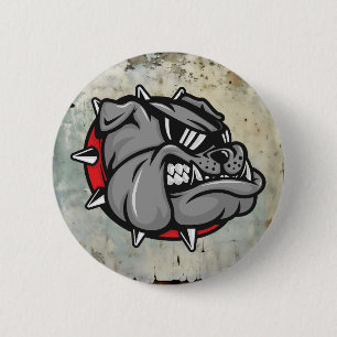 Bulldogs Mascot Button