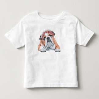Bulldogs Mascot – Cool and Casual Fan Design Toddler T-Shirt