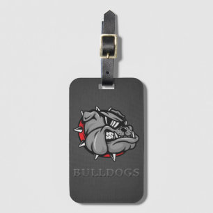Bulldogs Mascot Luggage Tag