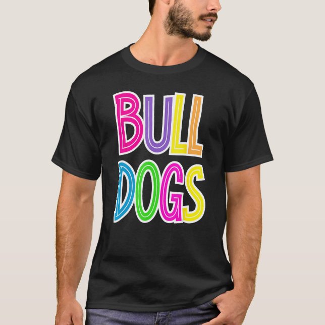 Bulldogs School Spirit Bulldog Spirit Wear T-Shirt (Front)