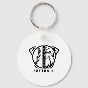 Bulldogs Sell Softll High School Team Mascot Mom  Key Ring