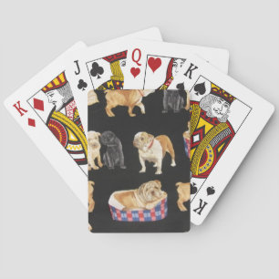 Bulldogs & Shar Peis Playing Cards