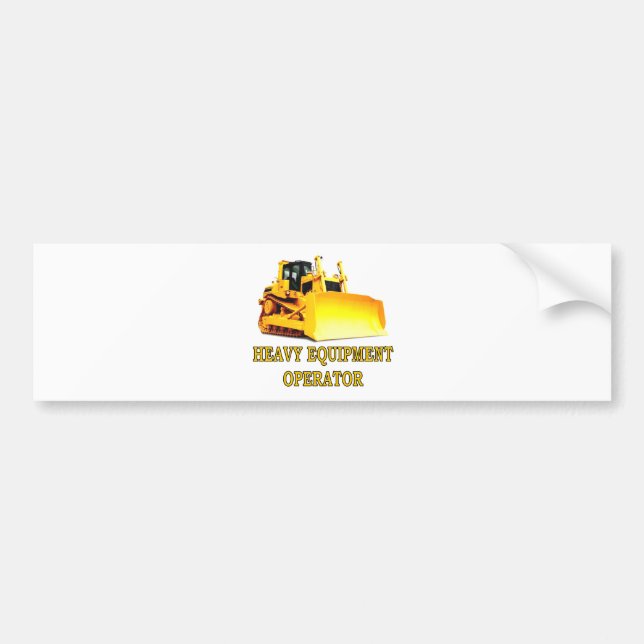 BULLDOZER BUMPER STICKER (Front)