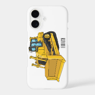 Bulldozer cartoon illustration
